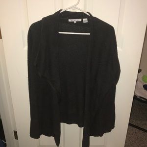 M Dark Gray Cardigan with Pattern